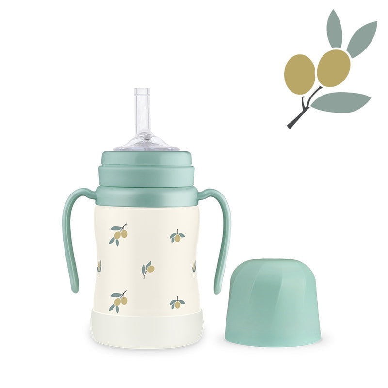 Grosmimi Stainless Straw Cup 300ML - Hello Kids Baby Store