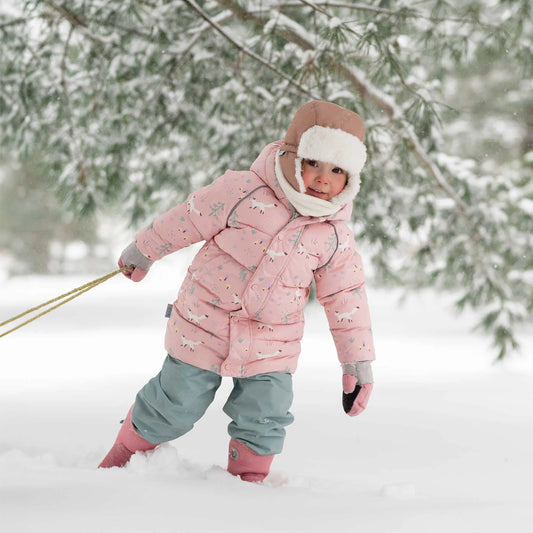 Kids Waterproof Winter Coat | Pink Forest - Hello Kids Baby Store
