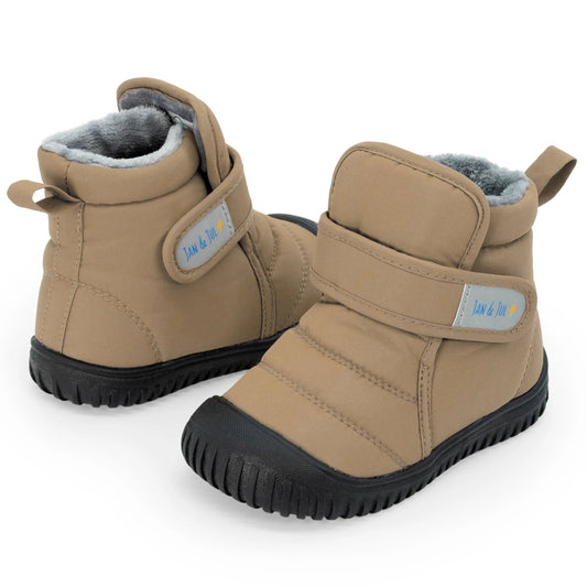 Kids Insulated Ankle Boots | Soft Brown - Hello Kids Baby Store