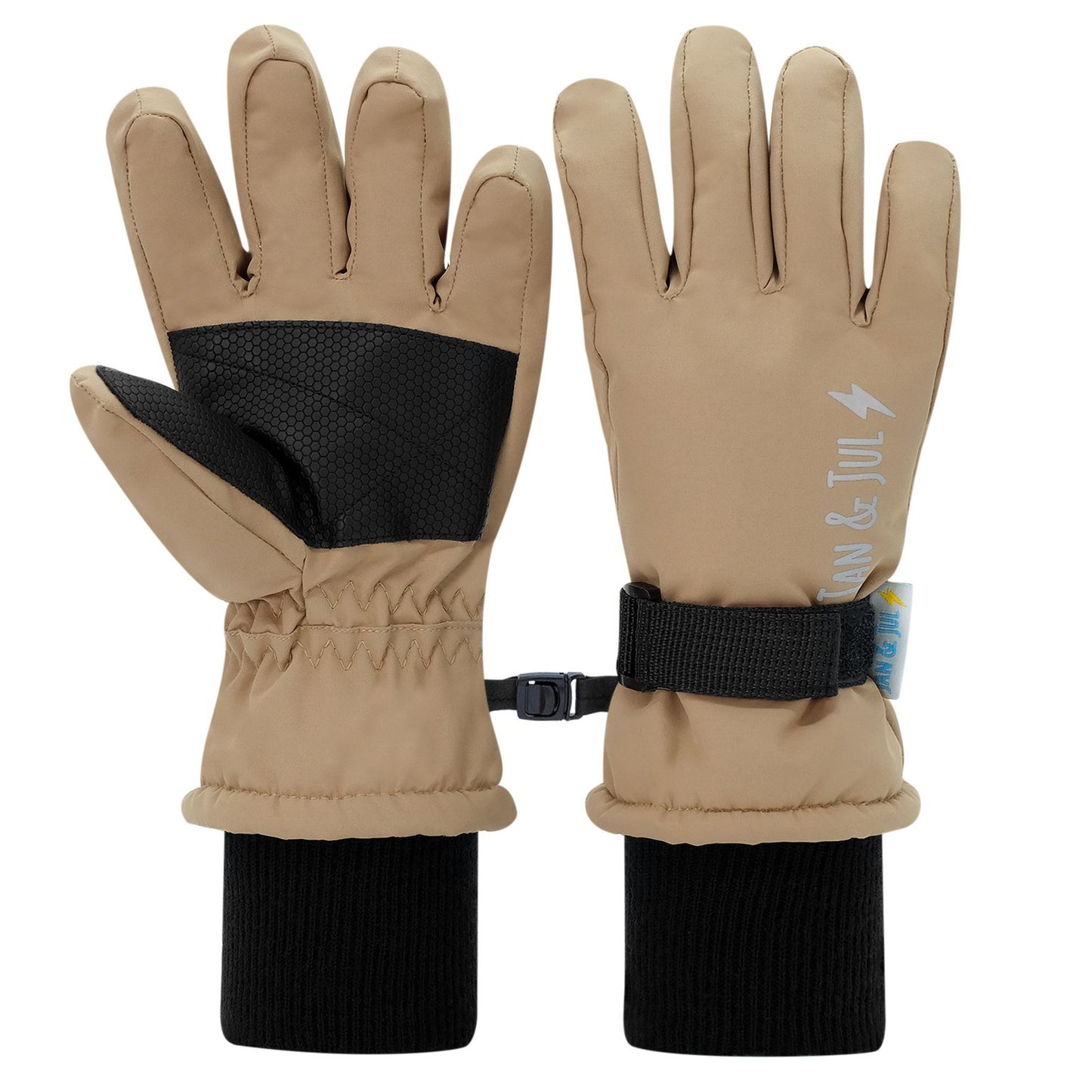 Kids Waterproof Gloves | Soft Brown - Hello Kids Baby Store