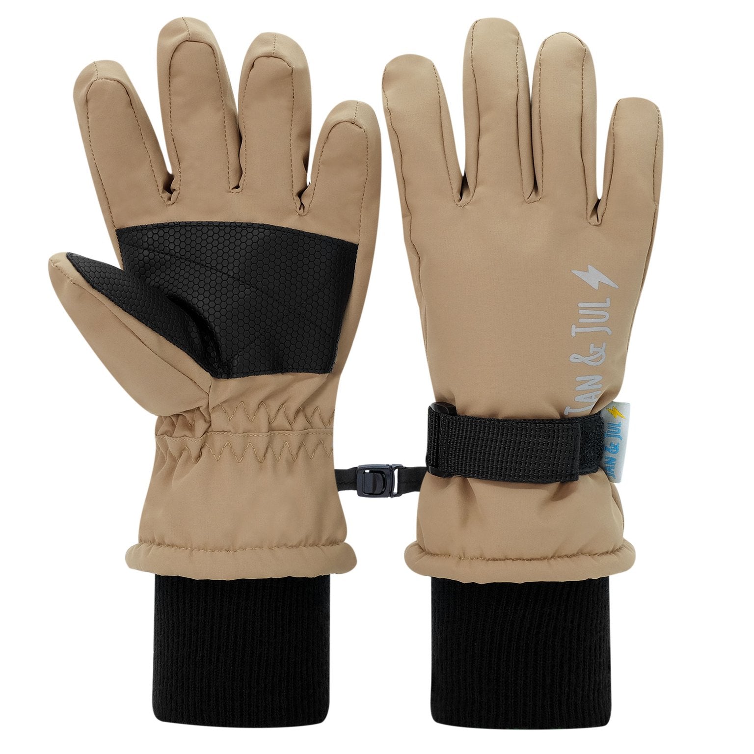 Kids Waterproof Gloves | Soft Brown - Hello Kids Baby Store