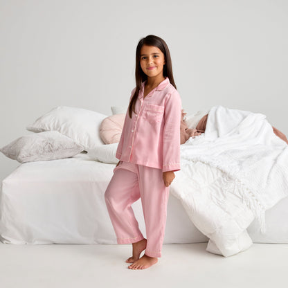 MI Classic TENCEL Silky Long Sleeve PJ Set - Hello Kids Baby Store