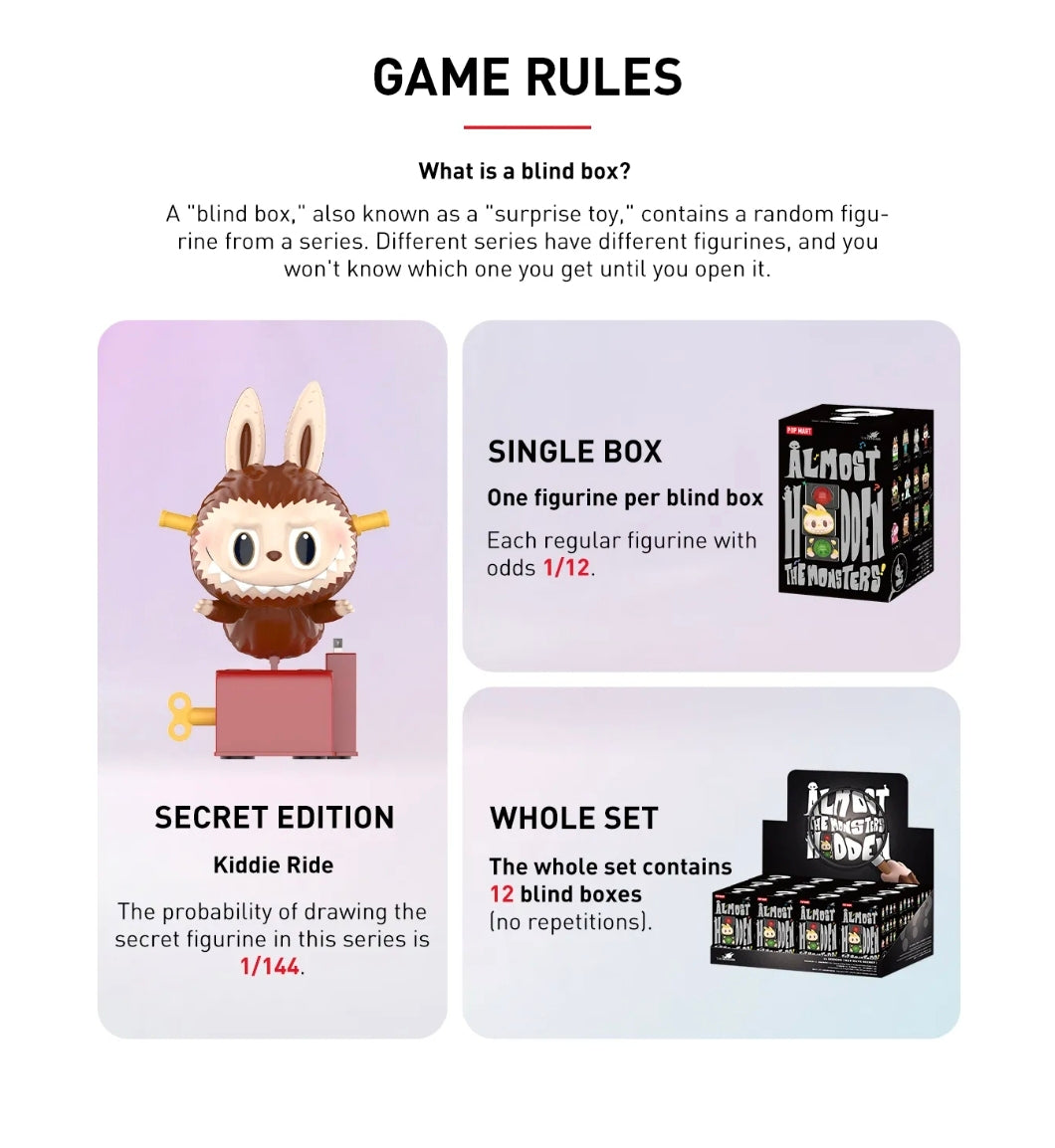 THE MONSTERS Almost Hidden Series Figures - Hello Kids Baby Store
