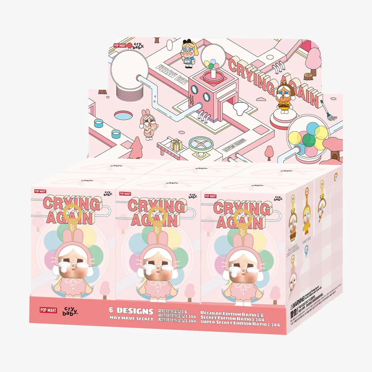 CRYBABY Crying Again Series-Vinyl Face Plush Blind Box - Hello Kids Baby Store