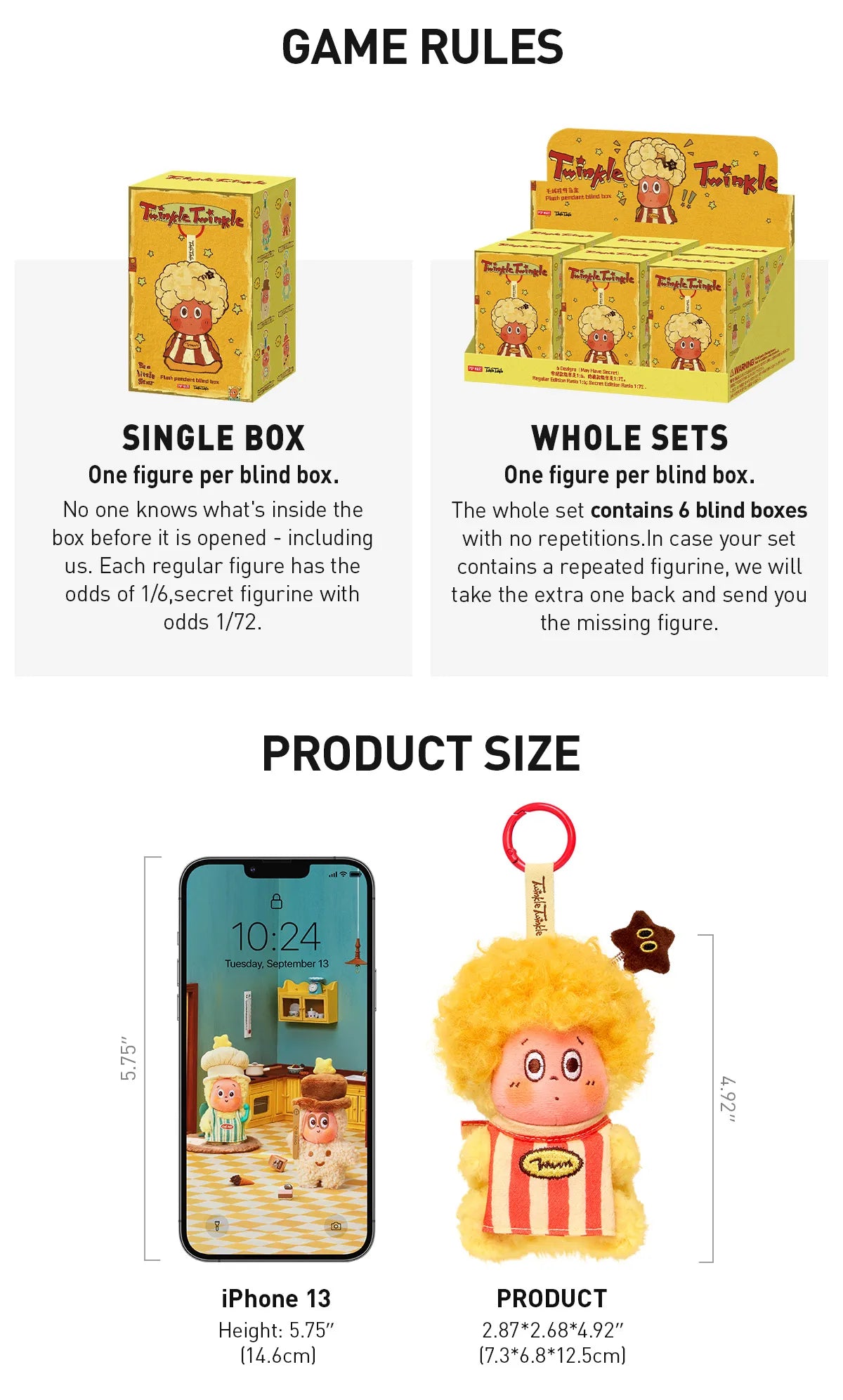 Twinkle Twinkle Be a Little Star Series -Plush Pendant Blind Box - Hello Kids Baby Store