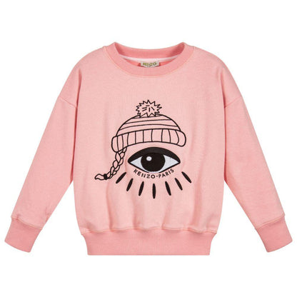 Kenzo Kids Cosmic Eye Sweatshirt Light Pink
