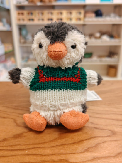 Jellycat Peanut Penguin Small with Diy sweater - Hello Kids Baby Store