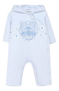 Kenzo Baby Organic Cotton Blue Tiger Jumpsuit