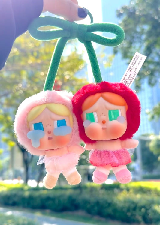 CRYBABY Crying For Love Series-Vinyl Plush Hanging Card (Love You Cherry Much)