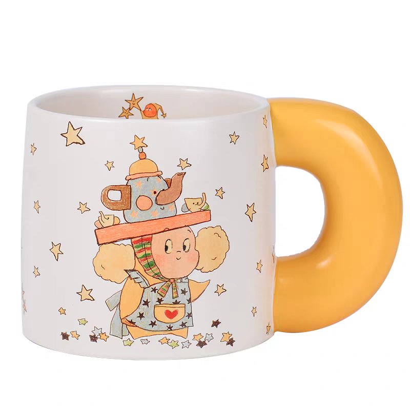 Twinkle Twinkle Mug – Creative Ceramic Coffee Cup, Kawaii Design Gift for Couples or Friends - Hello Kids Baby Store