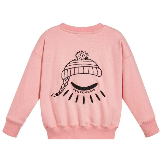 Kenzo Kids Cosmic Eye Sweatshirt Light Pink