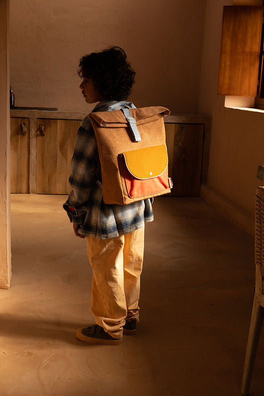 backpack large | farmhouse | corduroy | harvest moon - Hello Kids Baby Store
