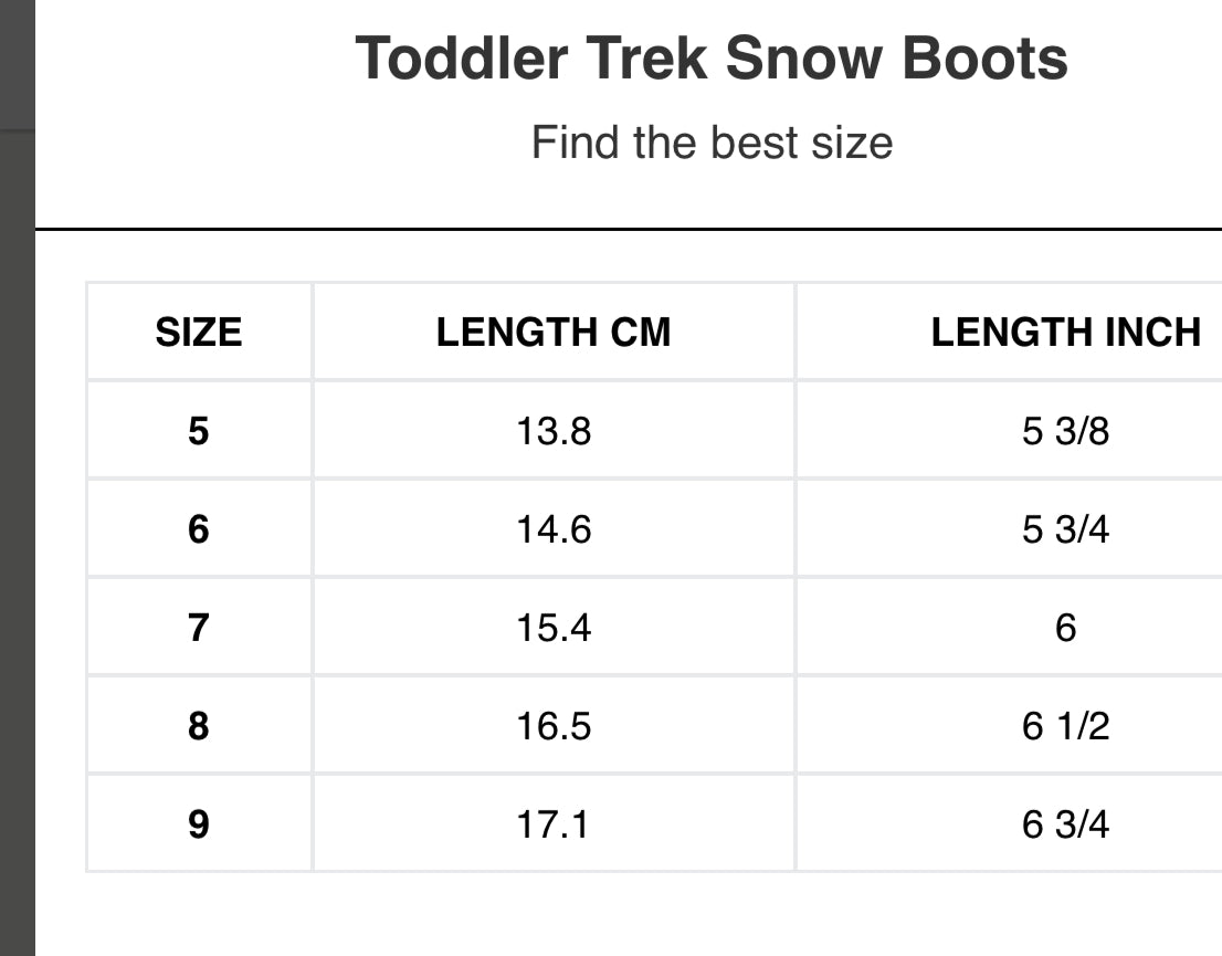 Trek Bootz (Toddler) - Hello Kids Baby Store