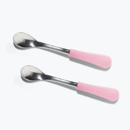 Avanchy Stainless Steel Infant Spoons 2 Pack. (Younger Babies)