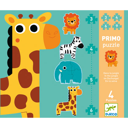 Primo puzzle /in the jungle 3,4,5,6pcs