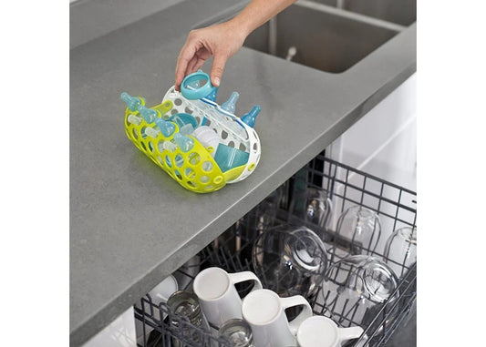 Clutch Dishwasher Basket - Green /White