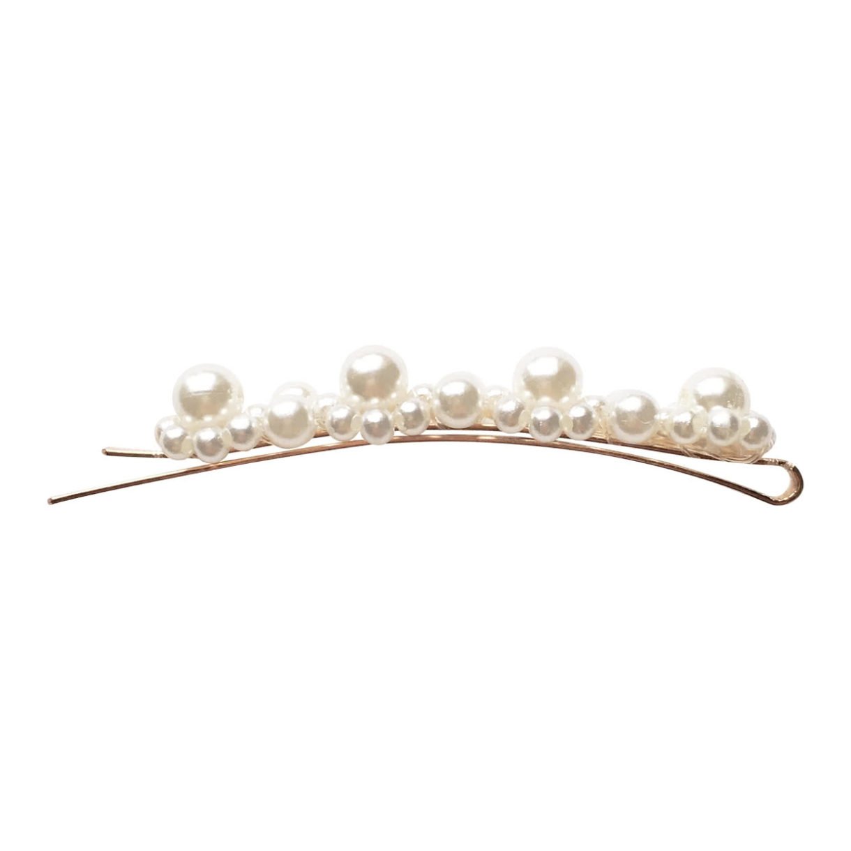 PEARL HAIR PIN WITH 3 SHAPES OF PEARLS