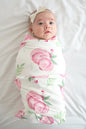 Knit Swaddle Blanket -Grace