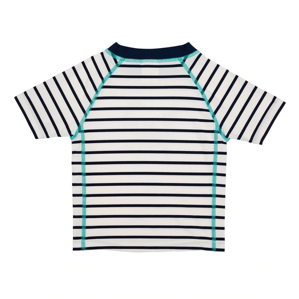 Lassig Swimwear - Boys - Short Sleeve Rashguard Sailor Navy