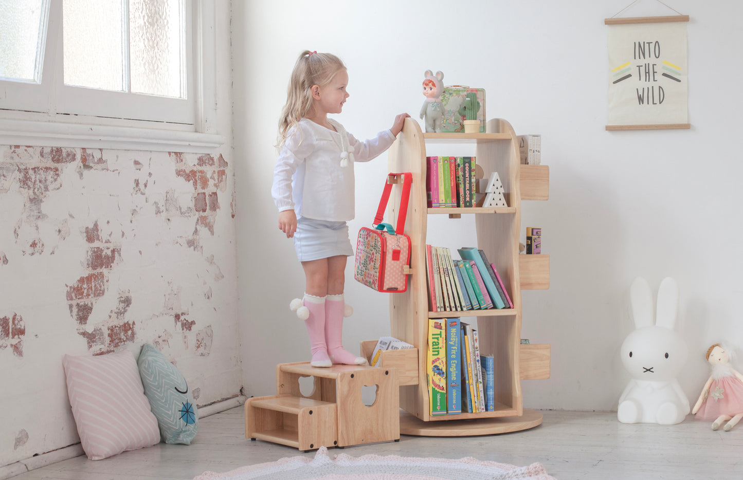 Primary Wooden 2 Step Stool