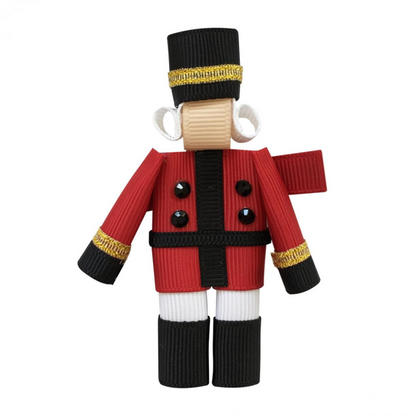 Nutcracker - alligator clip - Scarlet