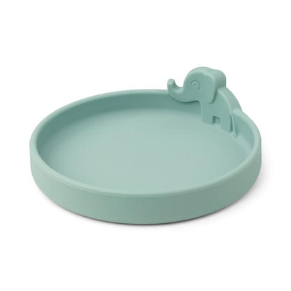 Peekaboo plate Elphee Blue