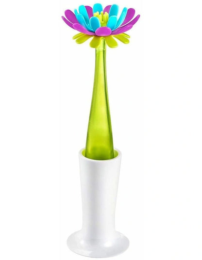 boon Forb Silicone Brush and Soap Dispensing Bottle Brush