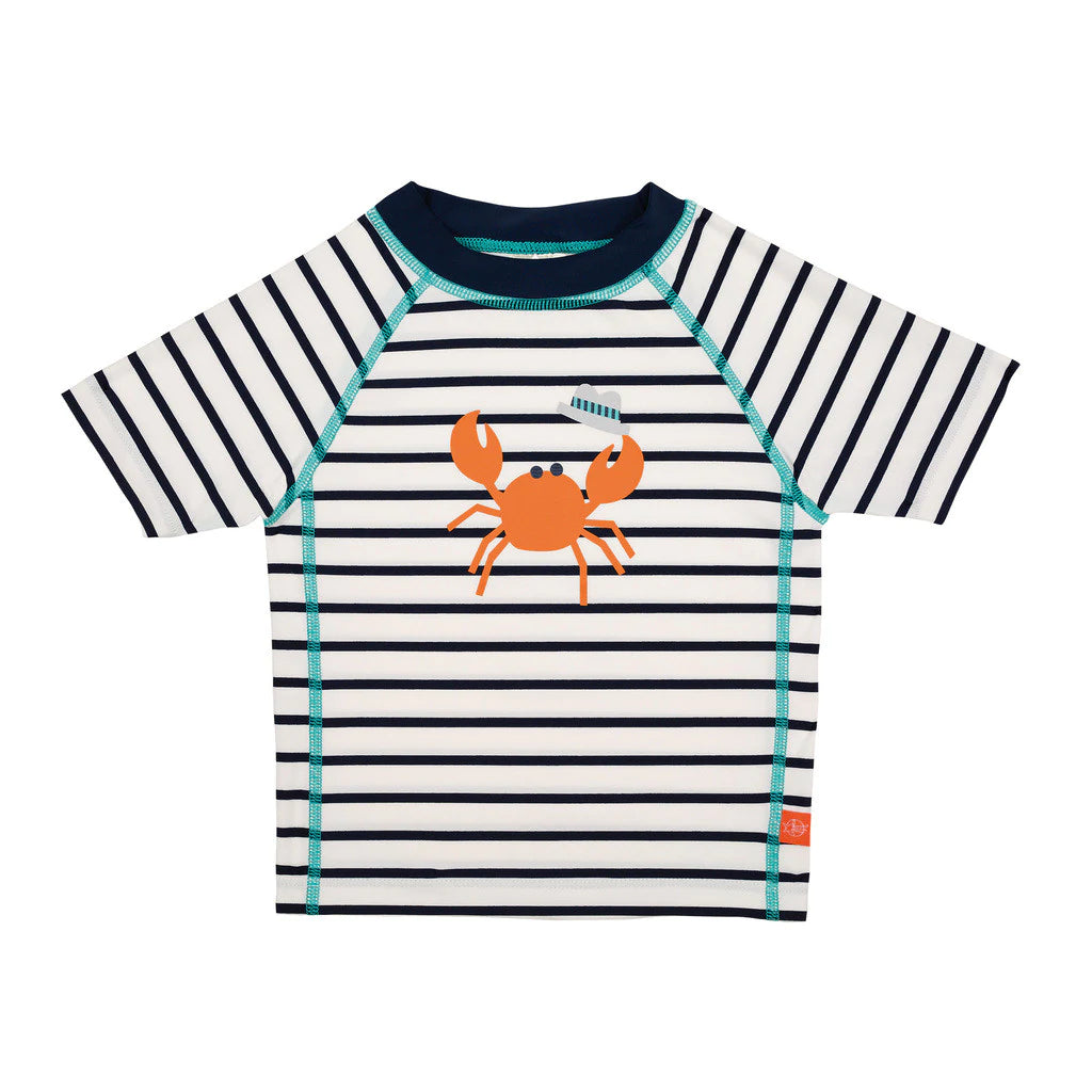 Lassig Swimwear - Boys - Short Sleeve Rashguard Sailor Navy