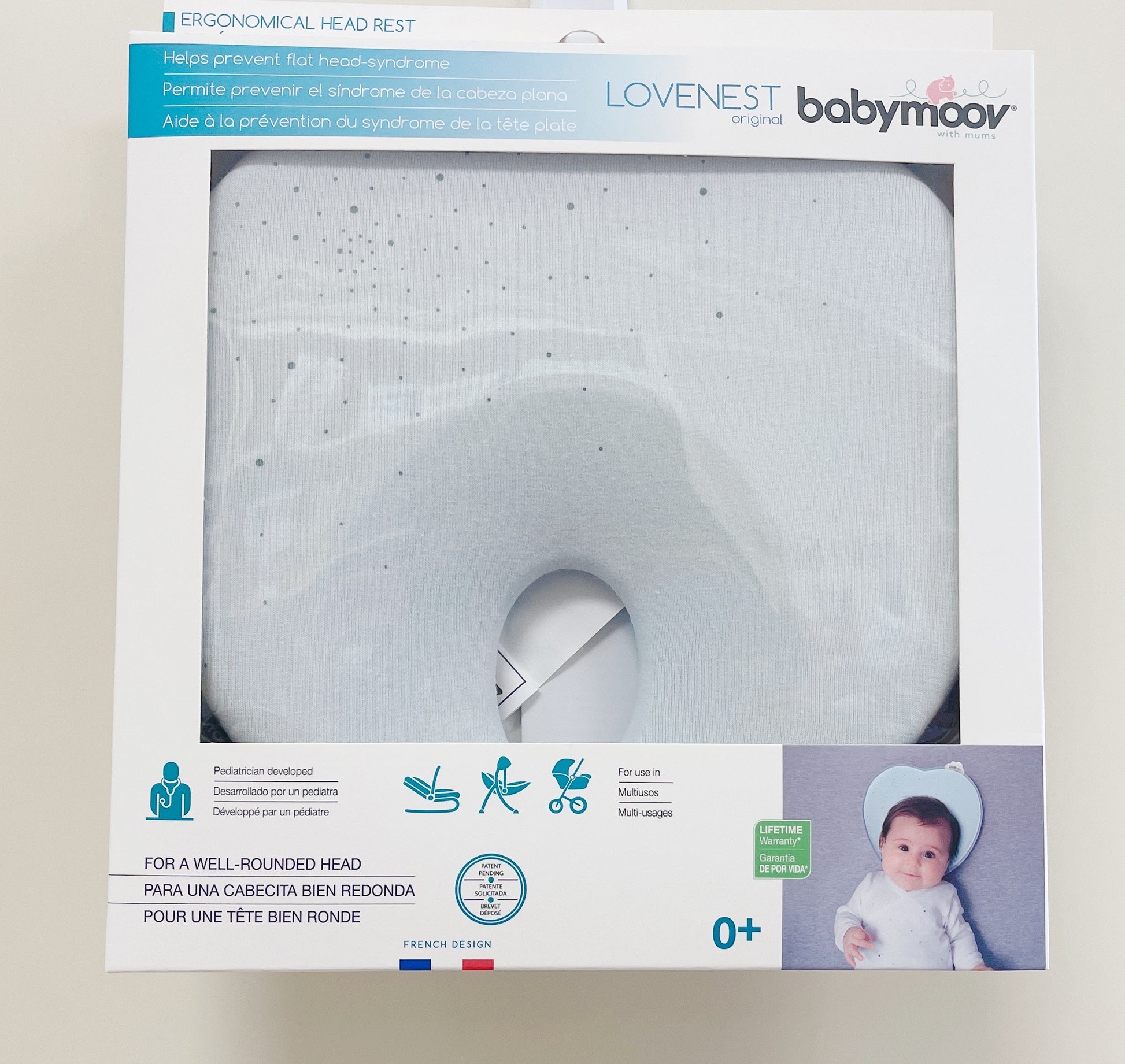 LOVENEST HEADREST TO PREVENT FLATHEAD PLAGIOCEPHALY - Hello Kids Baby Store