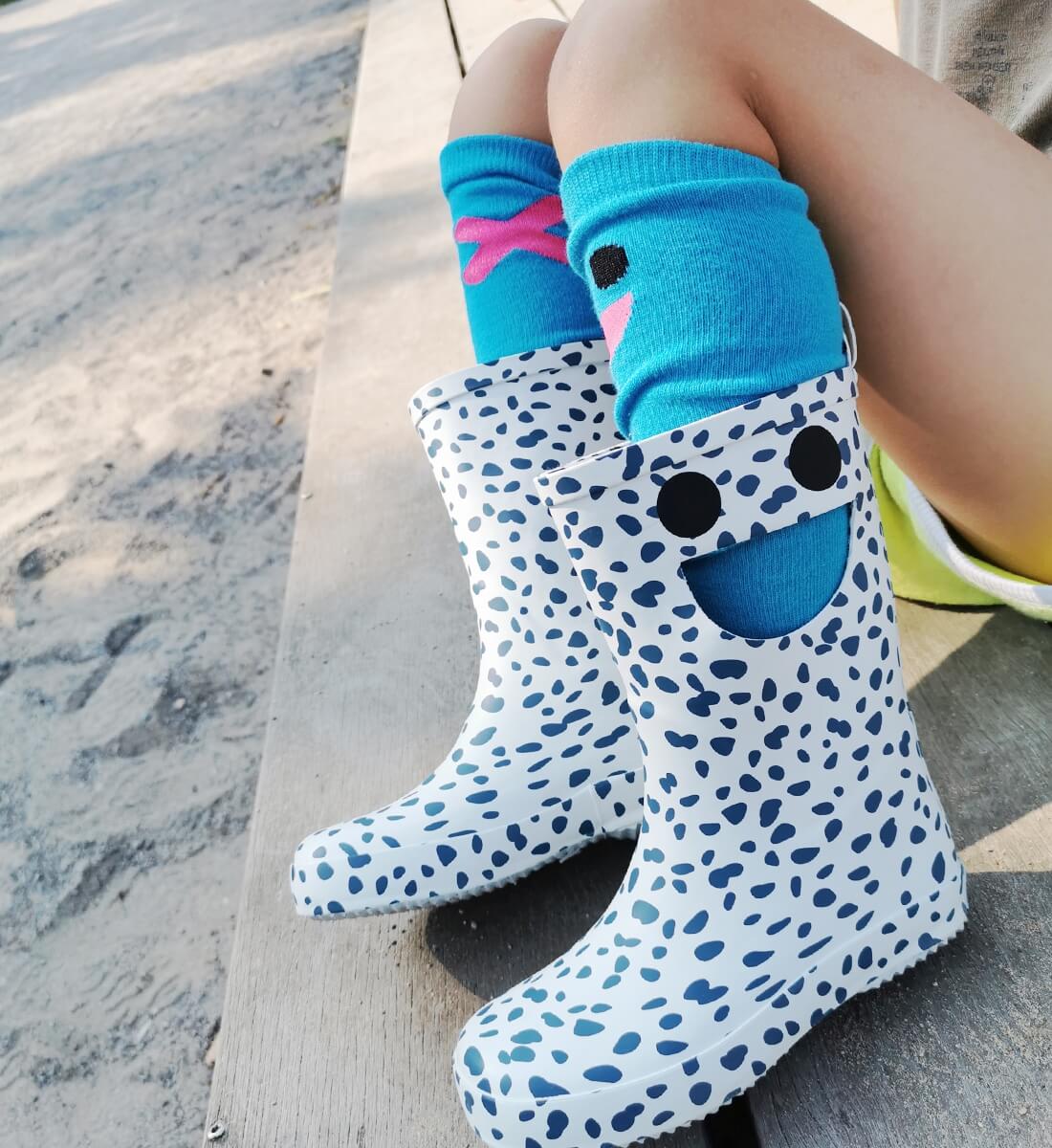 BOXBO HIGH WISTITI BLUE SOCKS - Hello Kids Baby Store