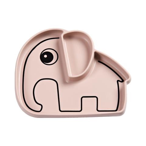 Silicone Stick & Stay plate Elphee - Hello Kids Baby Store