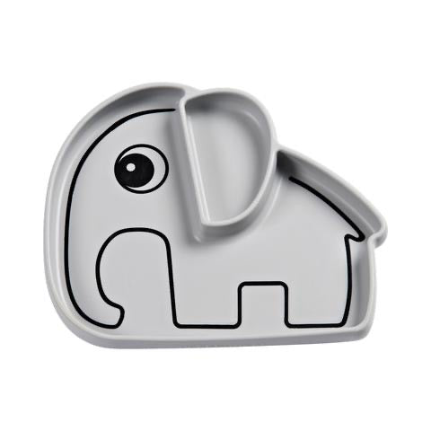 Silicone Stick & Stay plate Elphee - Hello Kids Baby Store