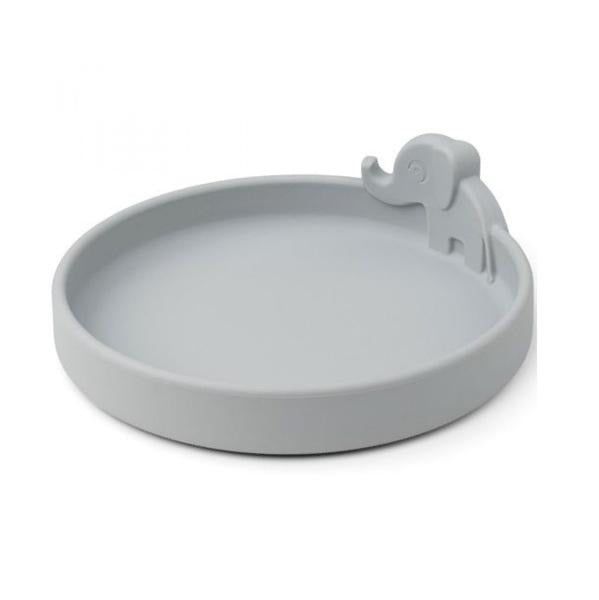 Peekaboo plate Elphee Blue - Hello Kids Baby Store