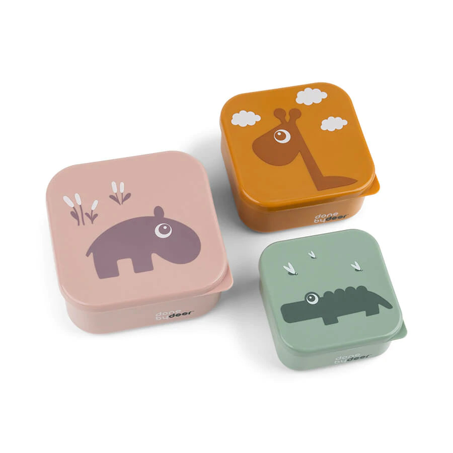 Done by Deer - Snack box set 3 pcs Deer friends Powder Mix - Hello Kids Baby Store