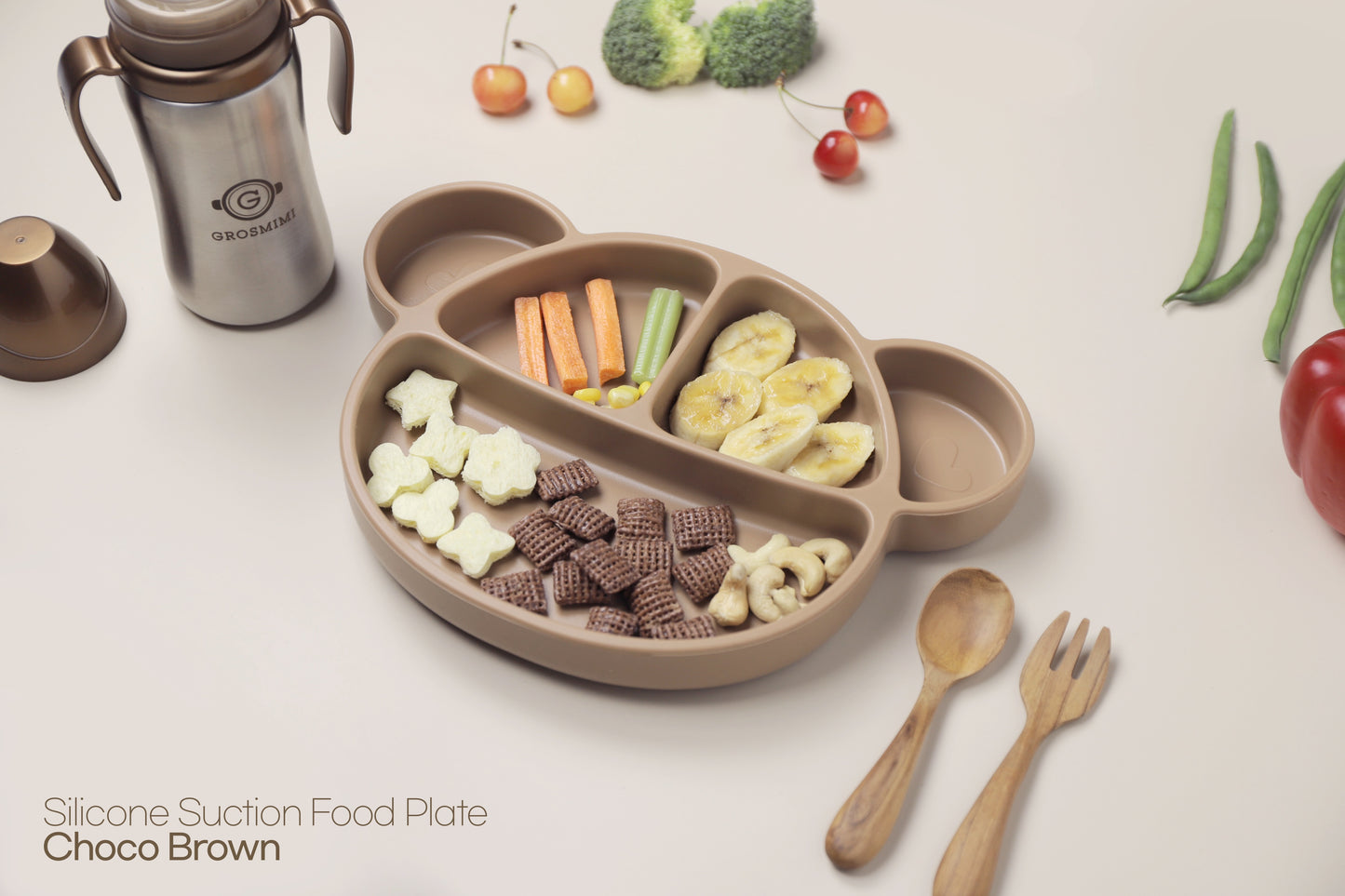 Silcone Suction Food Plate - Hello Kids Baby Store