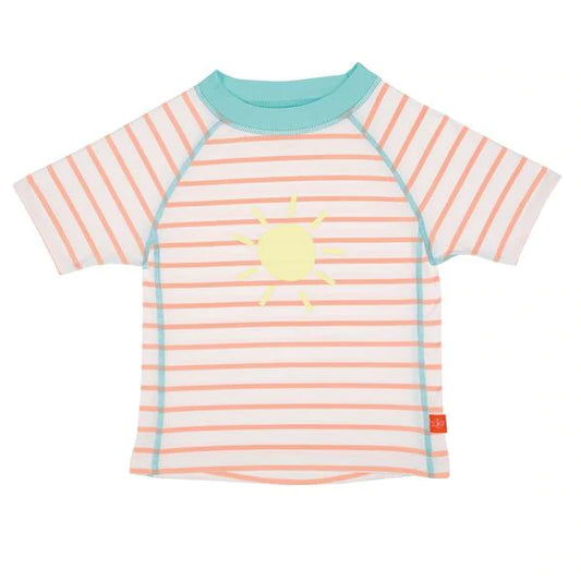 Lassig Swimwear - Girls - Short Sleeve Rashguard Sailor Peach - Hello Kids Baby Store