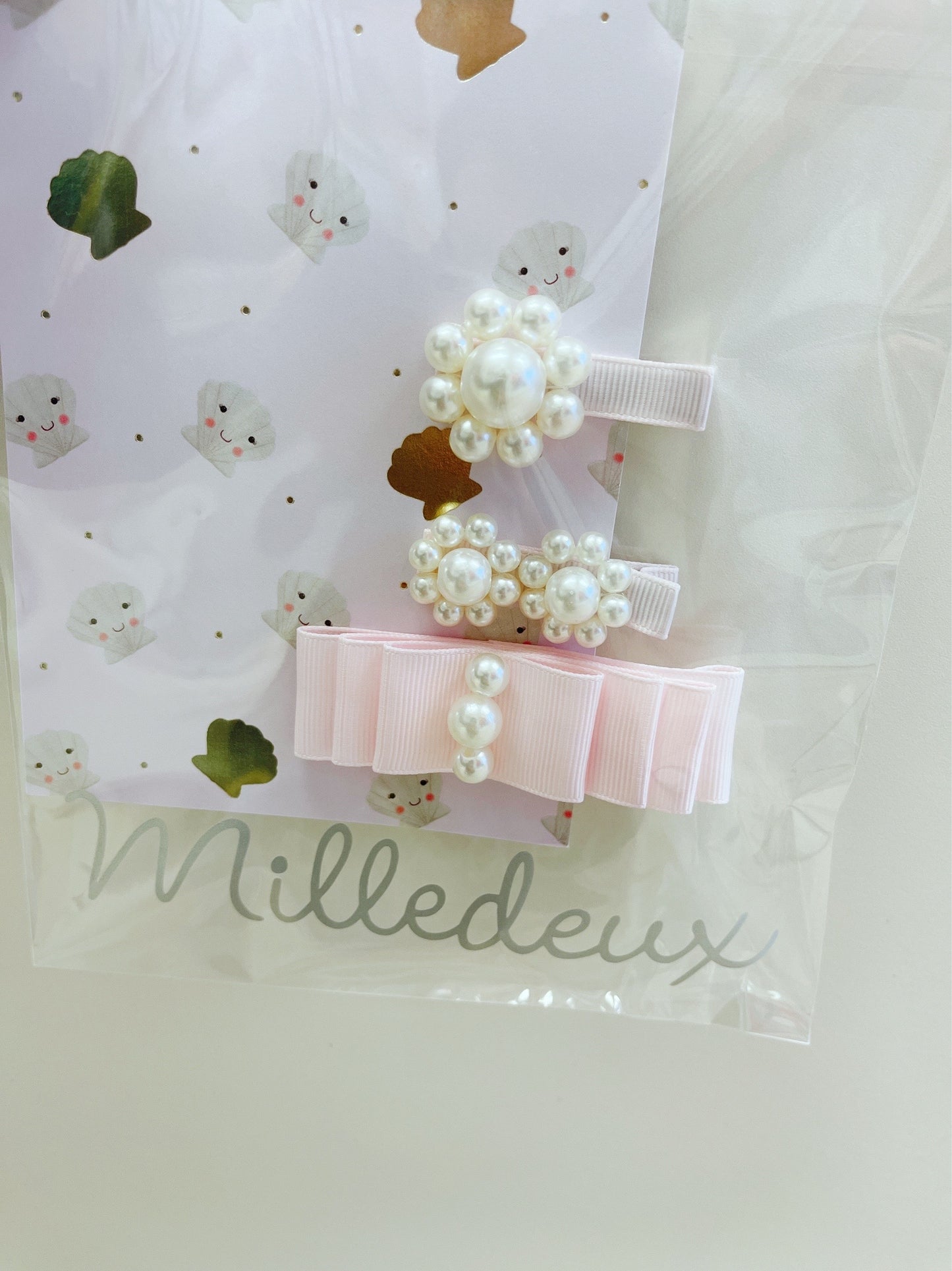 GIFT SET – PEARL GROSGRAIN COLLECTION – 3 DIFFERENT BOWS - Hello Kids Baby Store