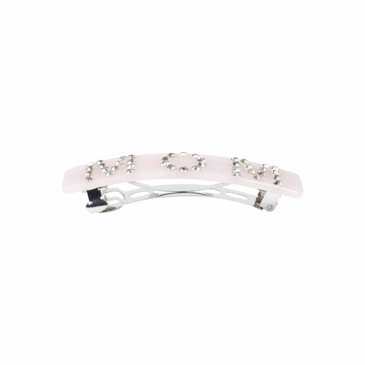 HAIR BARRETTE WITH CRYSTALS – SOFT PINK / MOM - Hello Kids Baby Store