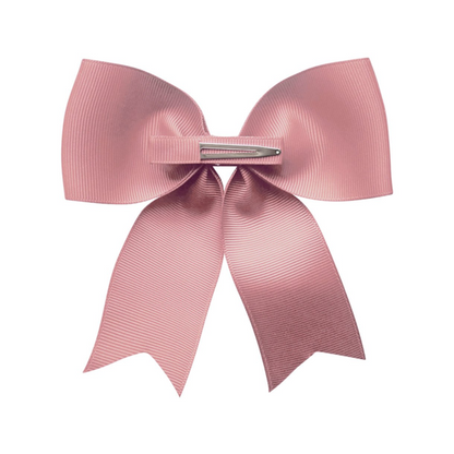 X-LARGE BOWTIE BOW W/ TAILS – ALLIGATOR CLIP – AMETHYST - Hello Kids Baby Store