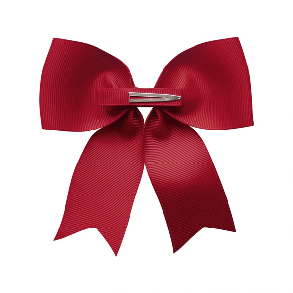 X-LARGE BOWTIE BOW W/ TAILS – ALLIGATOR CLIP – AMETHYST - Hello Kids Baby Store